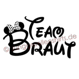 Junggesellenshirts.de Damenshirt JGA Shirt Team "Minnie"