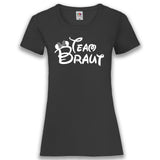 Junggesellenshirts.de Damenshirt XS / Schwarz JGA Shirt Team "Minnie"