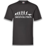 Junggesellenshirts.de Herrenshirt S / Schwarz JGA Shirt Team "Biervolution"