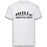 Junggesellenshirts.de Herrenshirt S / Weiß JGA Shirt Team "Biervolution"