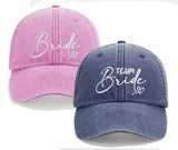 JGA Vintage Cap "Bride / Team Bride" mit Stick