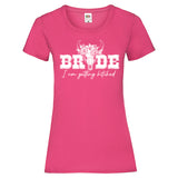 JGA Shirt Braut "Bride Hitched"