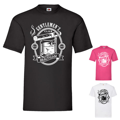 JGA Shirt Bräutigam "Gentlemen's Club"
