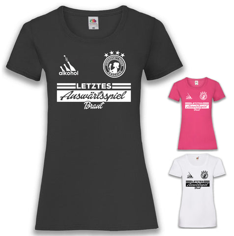 JGA Shirt Braut "Auswärtsspiel"