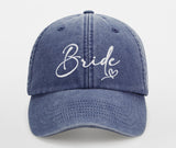 JGA Vintage Cap "Bride / Team Bride" mit Stick