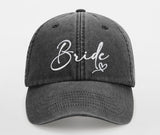 JGA Vintage Cap "Bride / Team Bride" mit Stick
