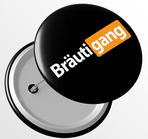 Junggesellenshirts.de Button JGA Button "Bräutigang Hub"