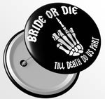 Junggesellenshirts.de Button JGA Button "Bride R'n'R"