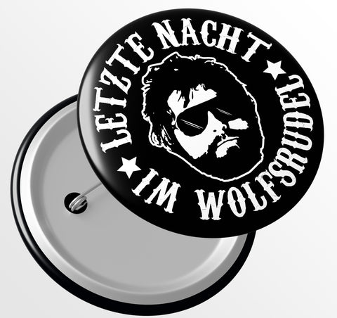 Junggesellenshirts.de Button JGA Button "Letzte Nacht Im Wolfsrudel"