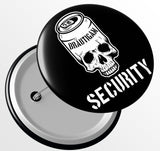 Junggesellenshirts.de Button JGA Button "Security Skull"