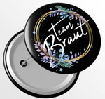 Junggesellenshirts.de Button JGA Button "Team Braut"