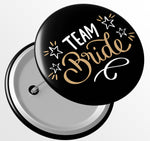 Junggesellenshirts.de Button JGA Button "Team Bride"