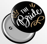 Junggesellenshirts.de Button JGA Button "The Bride"