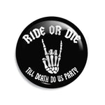 Junggesellenshirts.de Button Schwarz / 38mm JGA Button "Tribe R'n'R"