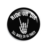 Junggesellenshirts.de Button Schwarz / 38mm JGA Button "Tribe R'n'R"