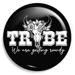 Junggesellenshirts.de Button Schwarz / 59mm JGA Button "Getting Rowdy"