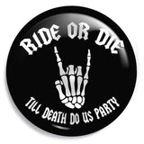 Junggesellenshirts.de Button Schwarz / 59mm JGA Button "Tribe R'n'R"