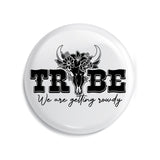 Junggesellenshirts.de Button Weiß / 38mm JGA Button "Getting Rowdy"
