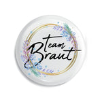 Junggesellenshirts.de Button Weiß / 38mm JGA Button "Team Braut"