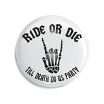 Junggesellenshirts.de Button Weiß / 38mm JGA Button "Tribe R'n'R"