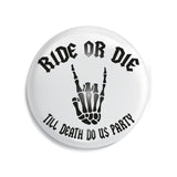 Junggesellenshirts.de Button Weiß / 38mm JGA Button "Tribe R'n'R"