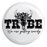 Junggesellenshirts.de Button Weiß / 59mm JGA Button "Getting Rowdy"