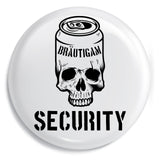 Junggesellenshirts.de Button Weiß / 59mm JGA Button "Security Skull"