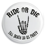 Junggesellenshirts.de Button Weiß / 59mm JGA Button "Tribe R'n'R"