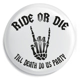 Junggesellenshirts.de Button Weiß / 59mm JGA Button "Tribe R'n'R"