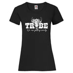Junggesellenshirts.de Damenshirt XS / Schwarz JGA Shirt Team "Tribe Rowdy"