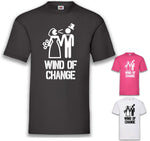 Junggesellenshirts.de Herrenshirt JGA Shirt "Wind Of Change"
