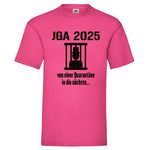 Junggesellenshirts.de Herrenshirt S / Fuchsia JGA Shirt Bräutigam "Quarantäne"