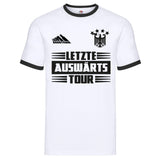 Junggesellenshirts.de Herrenshirt S / Weiß JGA Shirt Team "Auswärtstour II"
