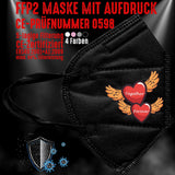 FFP2 Maske "Together Forever II" 4 Farben - Junggesellenshirts.de