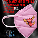 FFP2 Maske "Together Forever II" 4 Farben - Junggesellenshirts.de