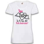 JGA Shirt Braut "Love Is In The Air" - Junggesellenshirts.de