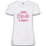 JGA Shirt Braut "Superbride" - Junggesellenshirts.de