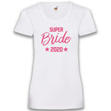 JGA Shirt Braut "Superbride" - Junggesellenshirts.de