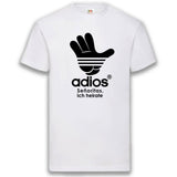 JGA Shirt Bräutigam "Adios" - Junggesellenshirts.de