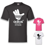 JGA Shirt Bräutigam "Adios" - Junggesellenshirts.de