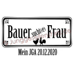 JGA Shirt Bräutigam "Bauer Sucht(e) Frau" - Junggesellenshirts.de