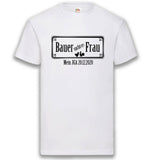 JGA Shirt Bräutigam "Bauer Sucht(e) Frau" - Junggesellenshirts.de