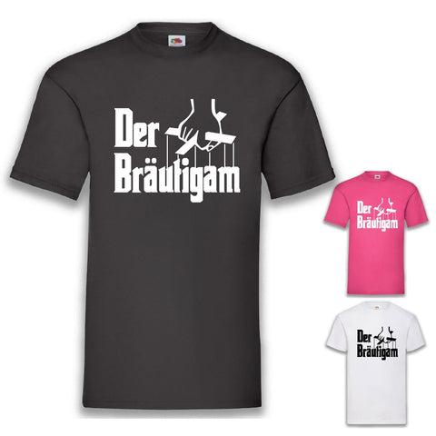 JGA Shirt Bräutigam "Der Bräutigam" - Junggesellenshirts.de
