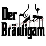 JGA Shirt Bräutigam "Der Bräutigam" - Junggesellenshirts.de