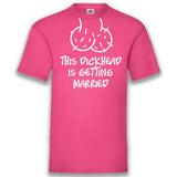 JGA Shirt Bräutigam "Dickhead" - Junggesellenshirts.de