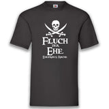 JGA Shirt Bräutigam "Fluch Der Ehe" - Junggesellenshirts.de