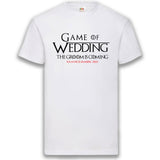 JGA Shirt Bräutigam "Game Of Wedding" - Junggesellenshirts.de