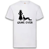 JGA Shirt Bräutigam "Game Over" - Junggesellenshirts.de