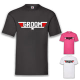 JGA Shirt Bräutigam "Groom" - Junggesellenshirts.de