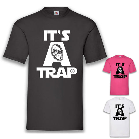 JGA Shirt Bräutigam "It's A Trap" - Junggesellenshirts.de